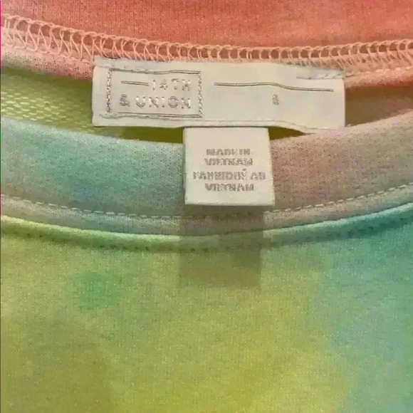14th& union tie -dye top small - Picture 3 of 6